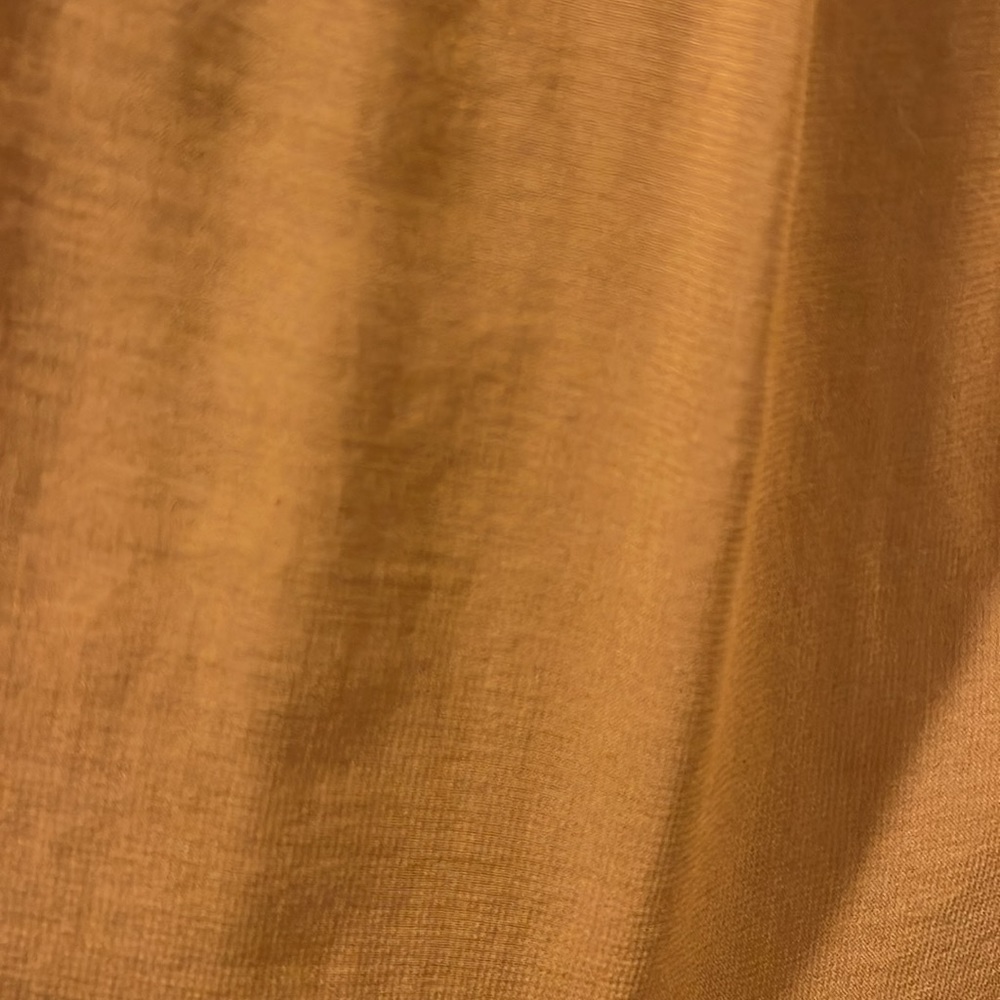 Carmel Camel Brown Tan Autumn Back To School Long Sleeve Shift Dress - Picture 2 of 4